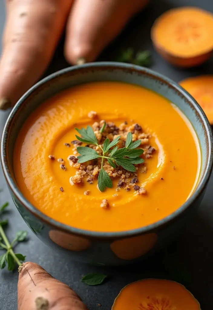 25 Award Winning Crock Pot Soup Recipes to Warm You Up 106 25 Award Winning Crock Pot Soup Recipes to Warm You Up - 16. Vegan Sweet Potato Soup