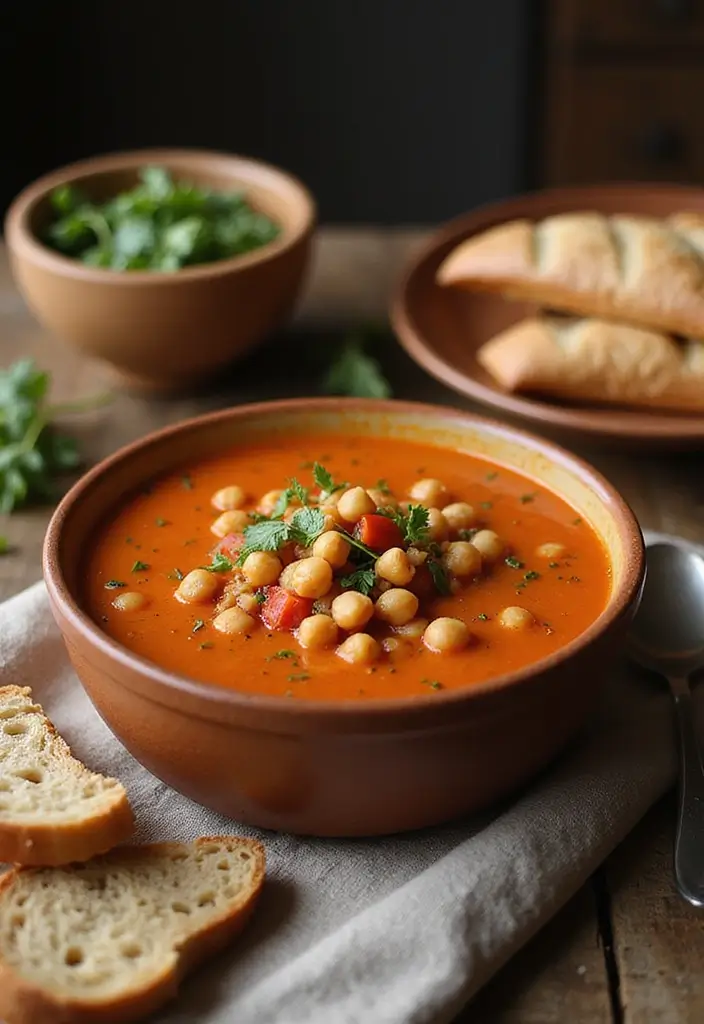 25 Award Winning Crock Pot Soup Recipes to Warm You Up 120 25 Award Winning Crock Pot Soup Recipes to Warm You Up - 18. Vegan Tomato and Chickpea Soup