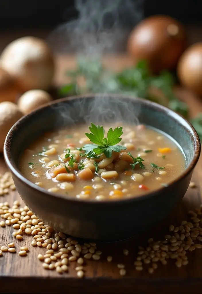 25 Award Winning Crock Pot Soup Recipes to Warm You Up 43 25 Award Winning Crock Pot Soup Recipes to Warm You Up - 7. Vegan Mushroom Barley Soup