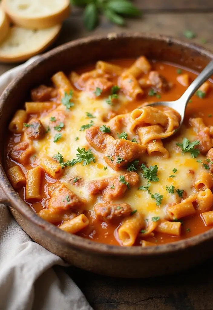 25 Canned French Onion Soup Recipes That Feel Homemade 130 25 Canned French Onion Soup Recipes That Feel Homemade - 20. French Onion Soup Baked Ziti