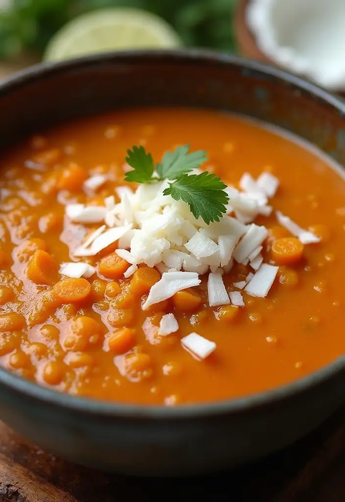 25 Carrot and Lentil Soup Recipes That Are Healthy and Filling 101 25 Carrot and Lentil Soup Recipes That Are Healthy and Filling - 17. Carrot and Lentil Soup with Coconut