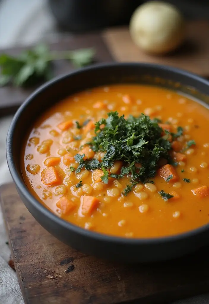 25 Carrot and Lentil Soup Recipes That Are Healthy and Filling 122 25 Carrot and Lentil Soup Recipes That Are Healthy and Filling - 20. Carrot and Lentil Soup with Miso