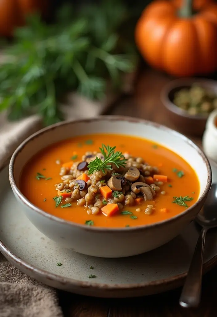25 Carrot and Lentil Soup Recipes That Are Healthy and Filling 150 25 Carrot and Lentil Soup Recipes That Are Healthy and Filling - 24. Carrot and Lentil Soup with Mushrooms