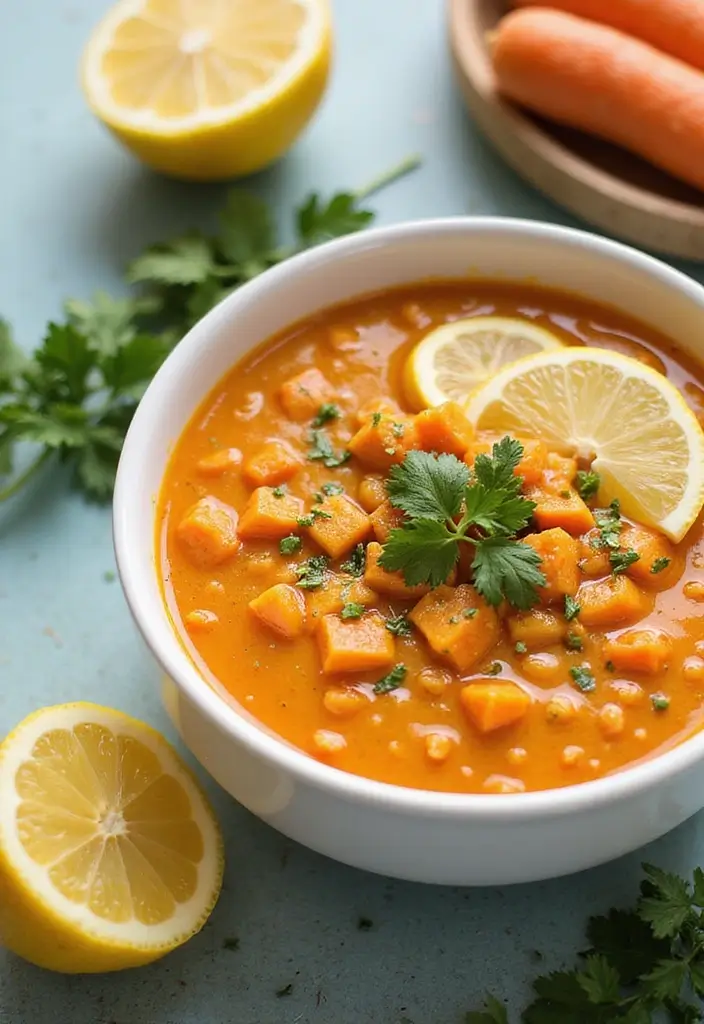 25 Carrot and Lentil Soup Recipes That Are Healthy and Filling 15 25 Carrot and Lentil Soup Recipes That Are Healthy and Filling - 3. Lemon Zest Carrot and Lentil Soup