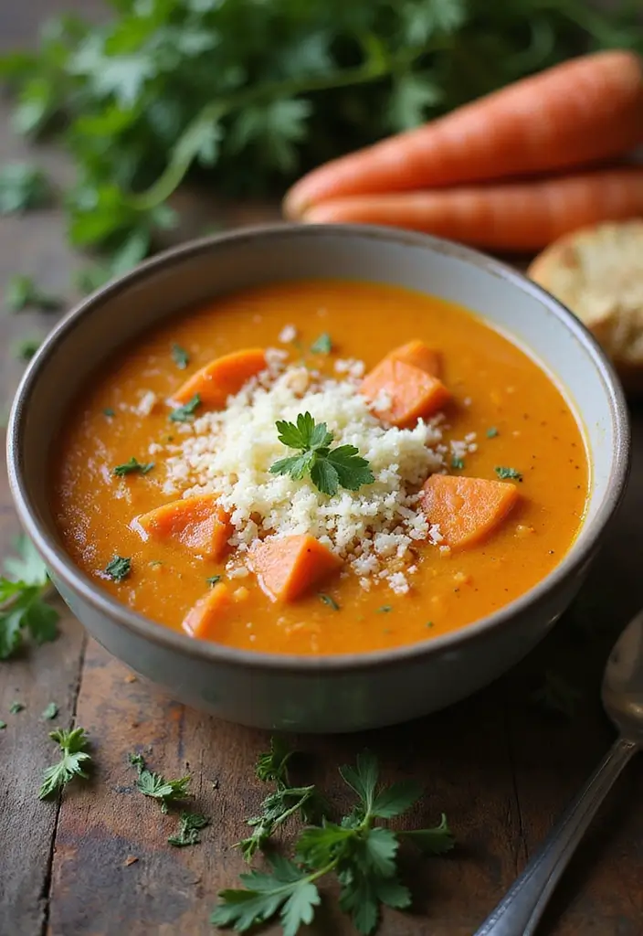 25 Carrot and Potato Soup Recipes for Simple Weeknights 104 25 Carrot and Potato Soup Recipes for Simple Weeknights - 16. Italian Carrot and Potato Soup