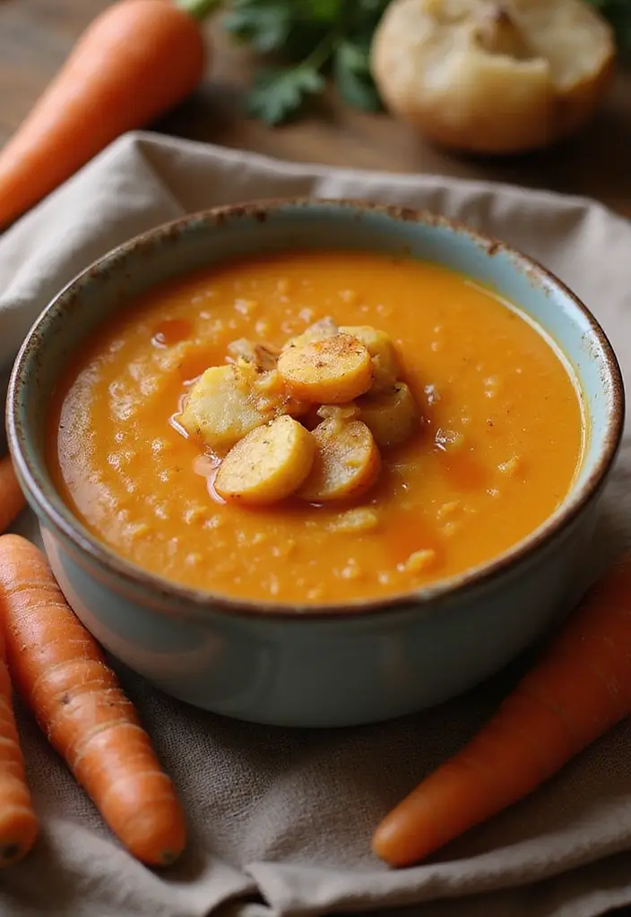25 Carrot and Potato Soup Recipes for Simple Weeknights 118 25 Carrot and Potato Soup Recipes for Simple Weeknights - 18. Maple-Glazed Carrot and Potato Soup