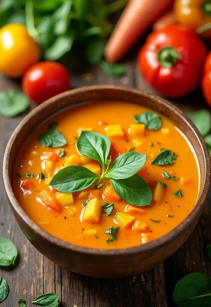 25 Carrot and Potato Soup Recipes for Simple Weeknights 132 25 Carrot and Potato Soup Recipes for Simple Weeknights - 20. Carrot and Potato Soup with Spinach