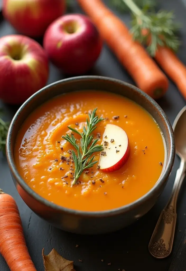 25 Carrot and Potato Soup Recipes for Simple Weeknights 146 25 Carrot and Potato Soup Recipes for Simple Weeknights - 22. Carrot and Potato Soup with Apples