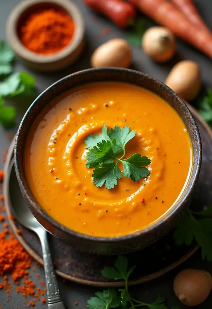 25 Carrot and Potato Soup Recipes for Simple Weeknights 22 25 Carrot and Potato Soup Recipes for Simple Weeknights - 4. Curried Carrot and Potato Soup