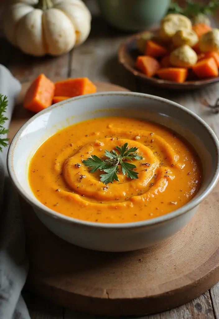 25 Carrot and Potato Soup Recipes for Simple Weeknights 29 25 Carrot and Potato Soup Recipes for Simple Weeknights - 5. Roasted Carrot and Potato Soup