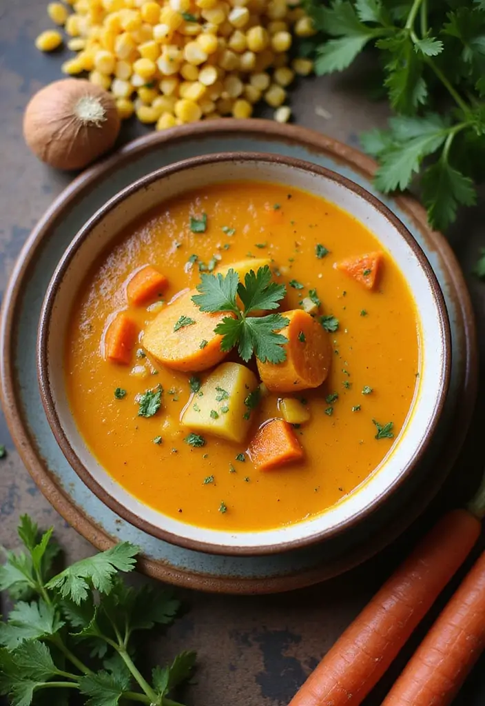 25 Carrot and Potato Soup Recipes for Simple Weeknights 34 25 Carrot and Potato Soup Recipes for Simple Weeknights - 6. Vegan Carrot and Potato Chowder