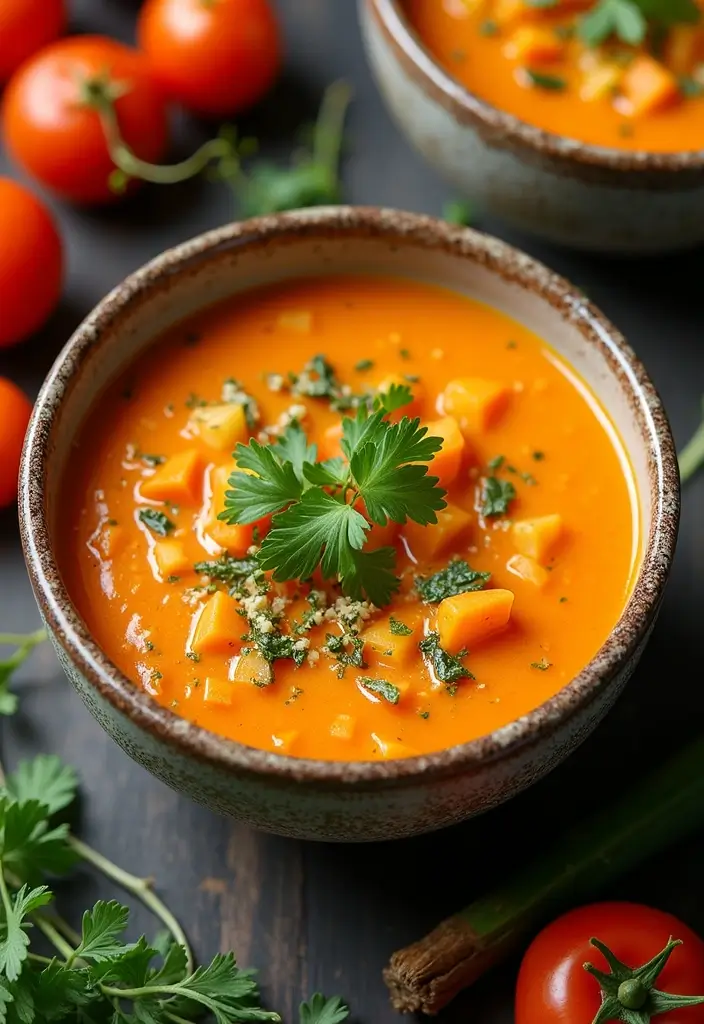 25 Carrot and Potato Soup Recipes for Simple Weeknights 48 25 Carrot and Potato Soup Recipes for Simple Weeknights - 8. Mediterranean Carrot and Potato Soup