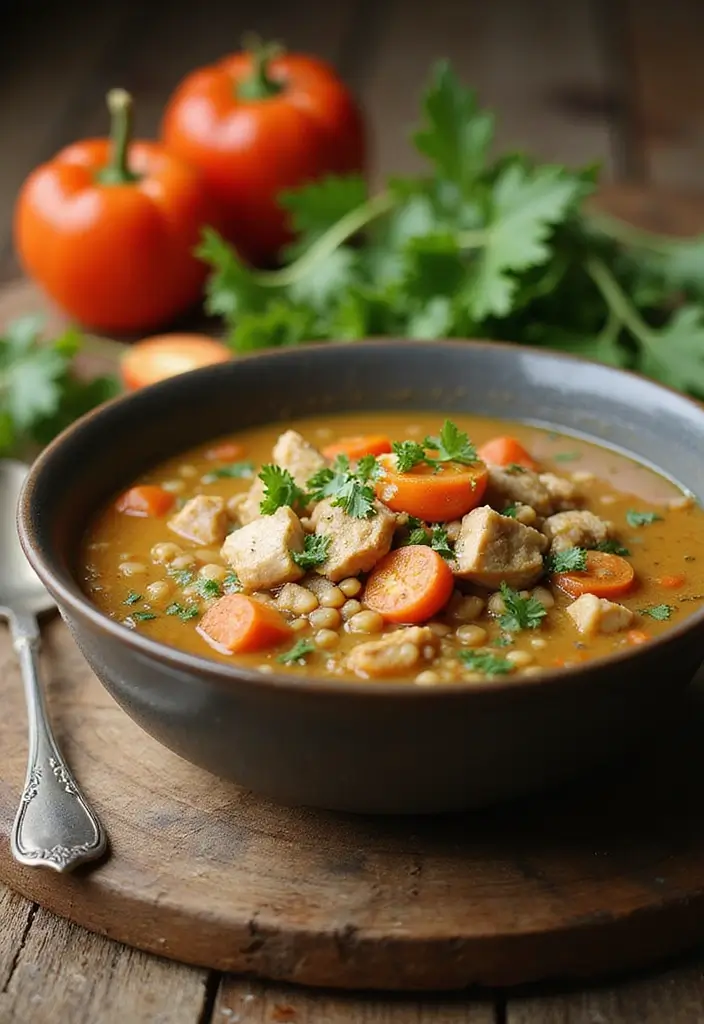 25 Chicken Soup or Stew Recipes for Comforting Dinners 91 25 Chicken Soup or Stew Recipes for Comforting Dinners - 15. Chicken and Lentil Soup
