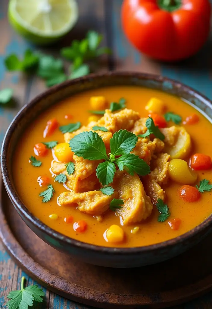 25 Chicken Soup or Stew Recipes for Comforting Dinners 147 25 Chicken Soup or Stew Recipes for Comforting Dinners - 23. Chicken and Vegetable Curry Soup