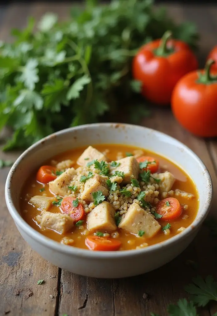 25 Chicken Soup or Stew Recipes for Comforting Dinners 43 25 Chicken Soup or Stew Recipes for Comforting Dinners - 7. Chicken and Quinoa Soup