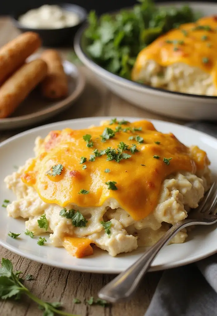 25 Delicious Recipes with Cream of Potato Soup for Comfort Nights 67 25 Delicious Recipes with Cream of Potato Soup for Comfort Nights - 11. Creamy Ranch Chicken Bake