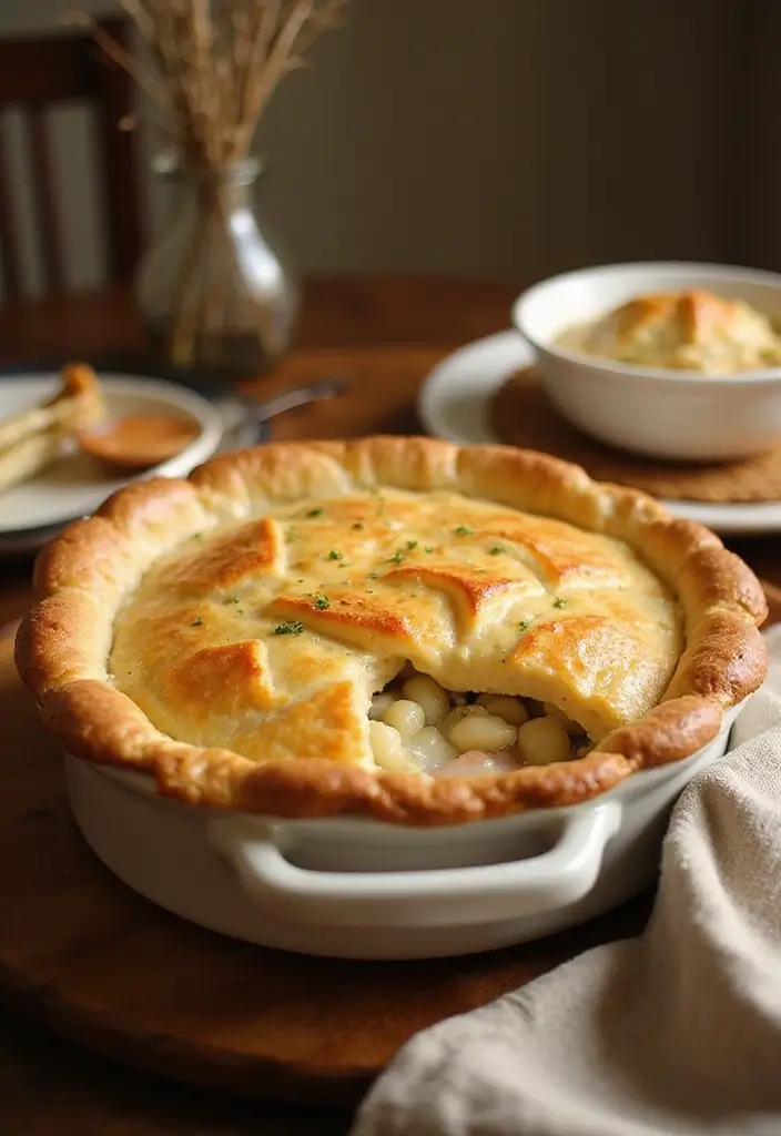 25 Delicious Recipes with Cream of Potato Soup for Comfort Nights 79 25 Delicious Recipes with Cream of Potato Soup for Comfort Nights - 13. Chicken Pot Pie Casserole