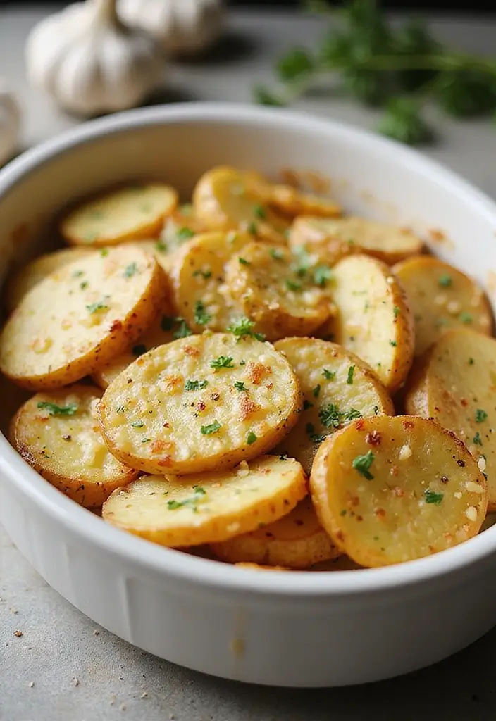 25 Delicious Recipes with Cream of Potato Soup for Comfort Nights 100 25 Delicious Recipes with Cream of Potato Soup for Comfort Nights - 16. Creamy Garlic Parmesan Potatoes