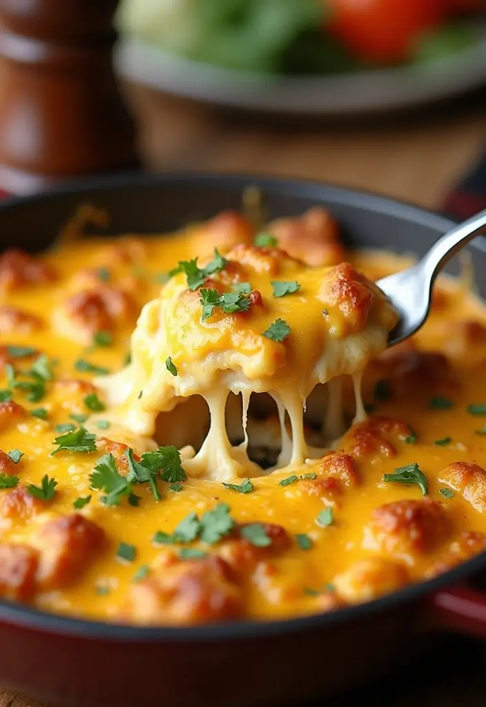 25 Delicious Recipes with Cream of Potato Soup for Comfort Nights 114 25 Delicious Recipes with Cream of Potato Soup for Comfort Nights - 18. Creamy Queso Chicken Bake