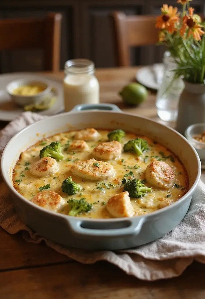 25 Delicious Recipes with Cream of Potato Soup for Comfort Nights 138 25 Delicious Recipes with Cream of Potato Soup for Comfort Nights - 22. Creamy Chicken Broccoli Casserole