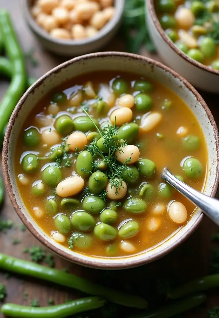 25 Fresh Green Bean Soup Recipes for a Light Dinner - 12. Green Bean and White Bean Soup