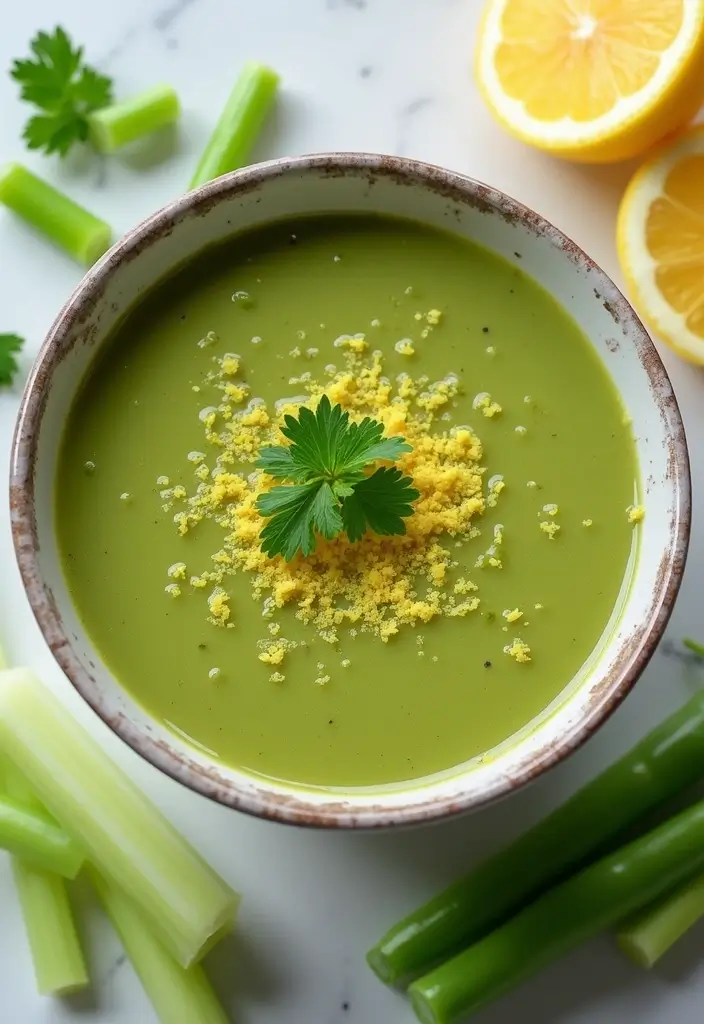 25 Fresh Green Bean Soup Recipes for a Light Dinner - 17. Green Bean and Celery Soup