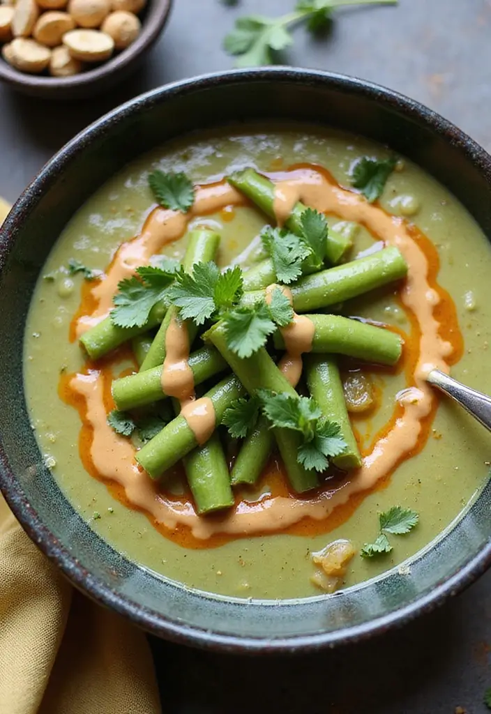 25 Fresh Green Bean Soup Recipes for a Light Dinner - 4. Thai Green Bean Soup with Peanut Sauce