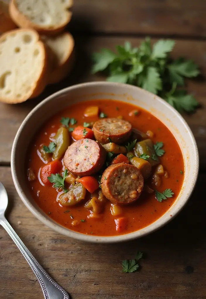 25 Gluten Free Crock Pot Soup Recipes for Busy Days 83 25 Gluten Free Crock Pot Soup Recipes for Busy Days - 13. Italian Sausage and Peppers Soup
