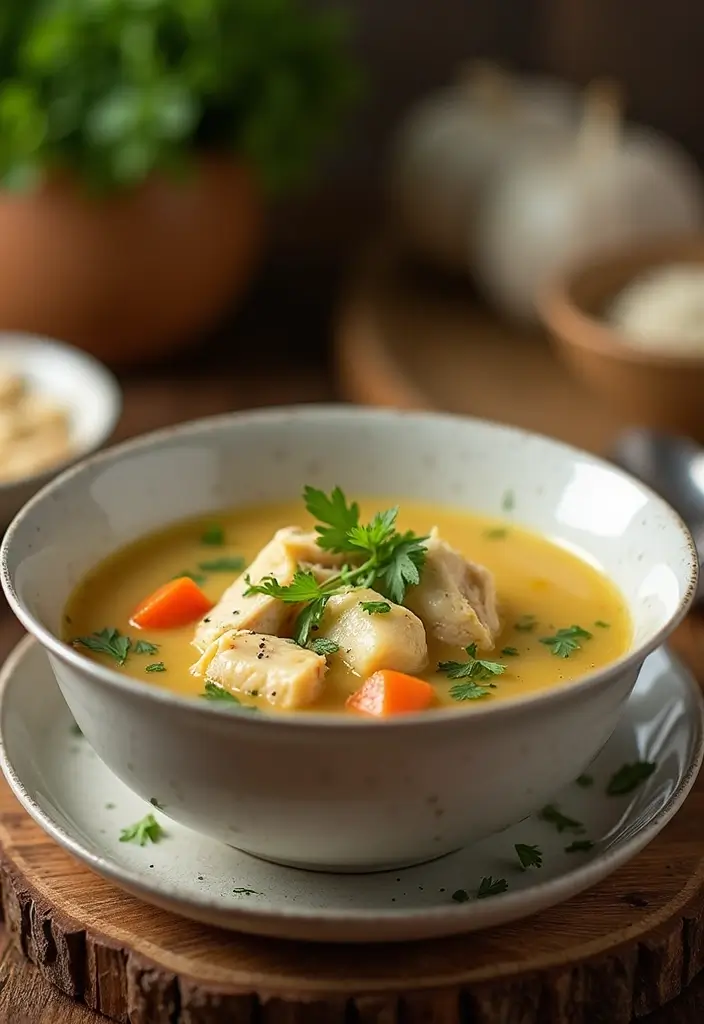 25 Gluten Free Crock Pot Soup Recipes for Busy Days 104 25 Gluten Free Crock Pot Soup Recipes for Busy Days - 16. Garlic Chicken Soup