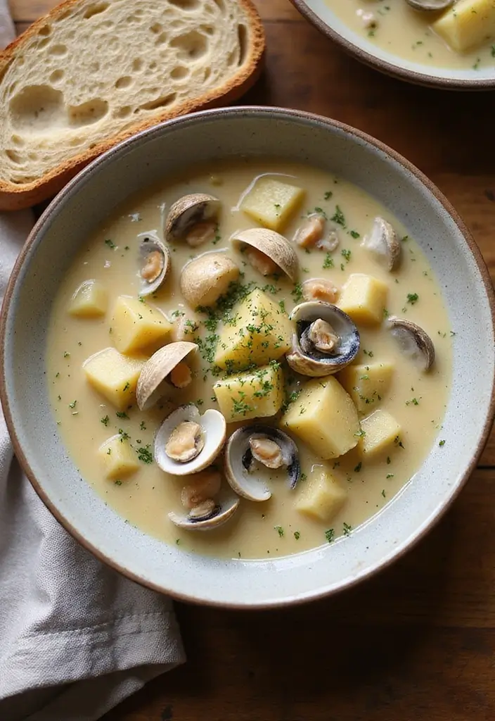 25 Gluten Free Crock Pot Soup Recipes for Busy Days 125 25 Gluten Free Crock Pot Soup Recipes for Busy Days - 19. Clam Chowder