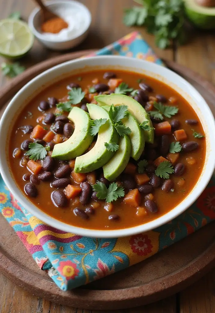 25 Gluten Free Crock Pot Soup Recipes for Busy Days 22 25 Gluten Free Crock Pot Soup Recipes for Busy Days - 4. Spicy Black Bean Soup