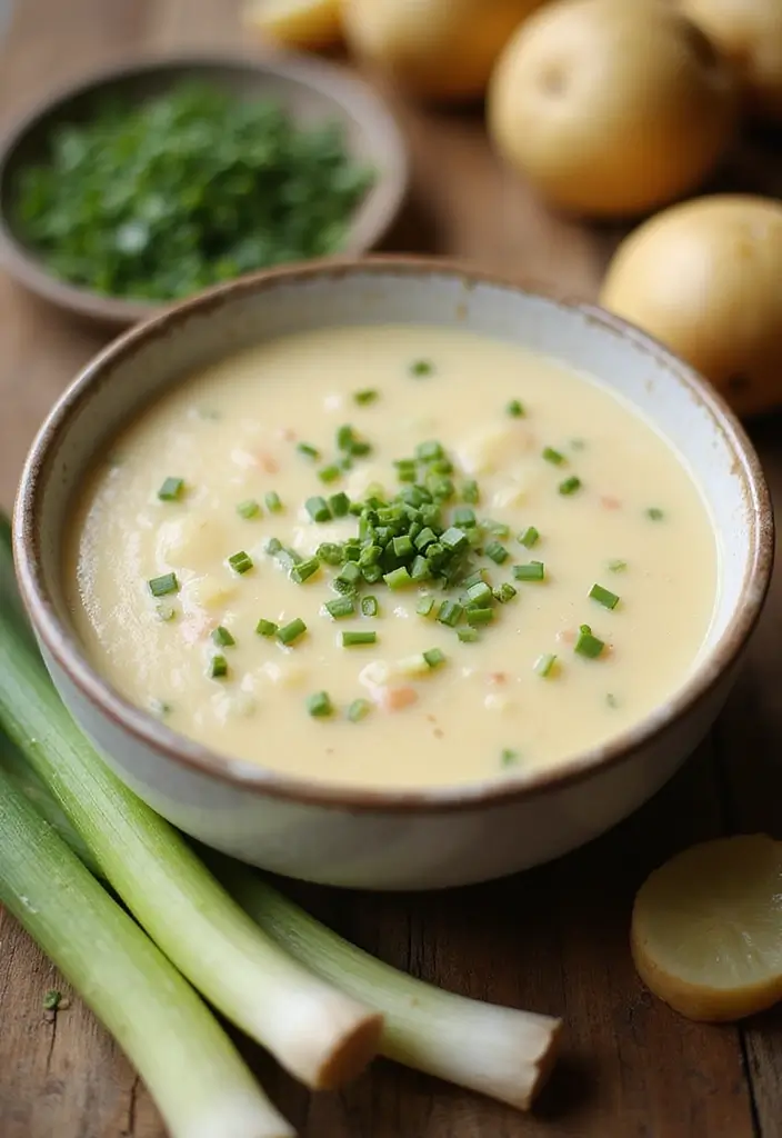 25 Gluten Free Crock Pot Soup Recipes for Busy Days 43 25 Gluten Free Crock Pot Soup Recipes for Busy Days - 7. Creamy Potato Leek Soup