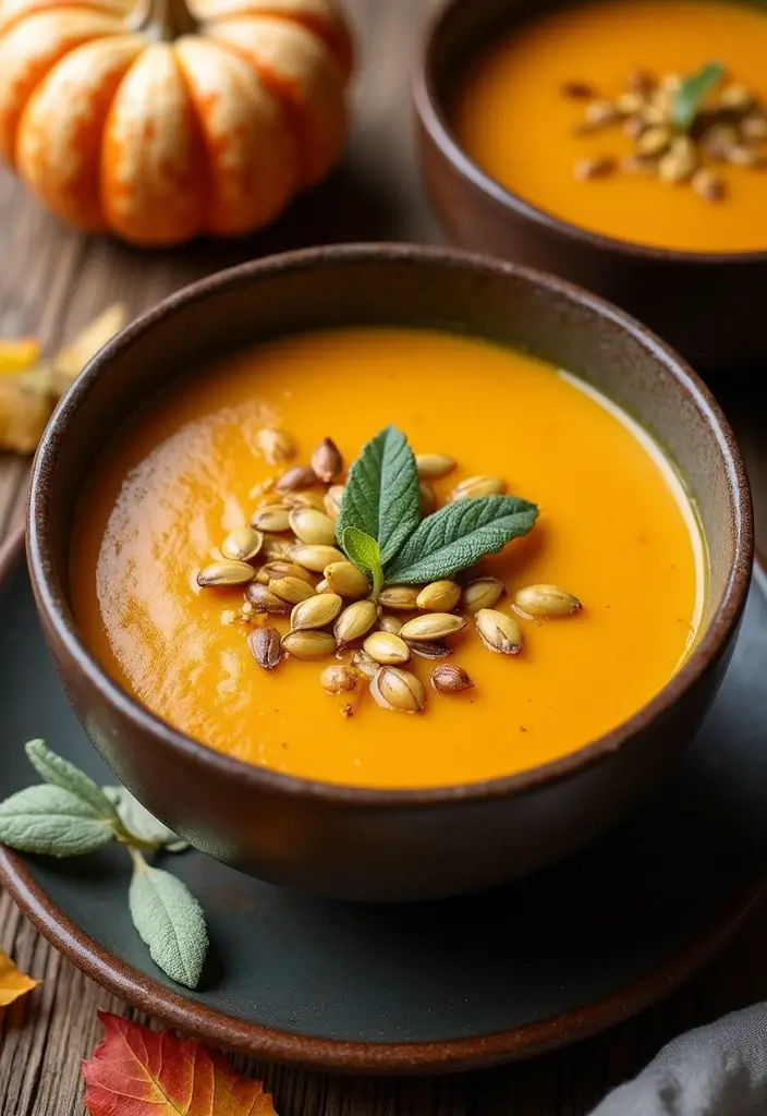 25 Healthy Soup Recipes for Diabetics That Taste Great 100 25 Healthy Soup Recipes for Diabetics That Taste Great - 16. Pumpkin and Sage Soup