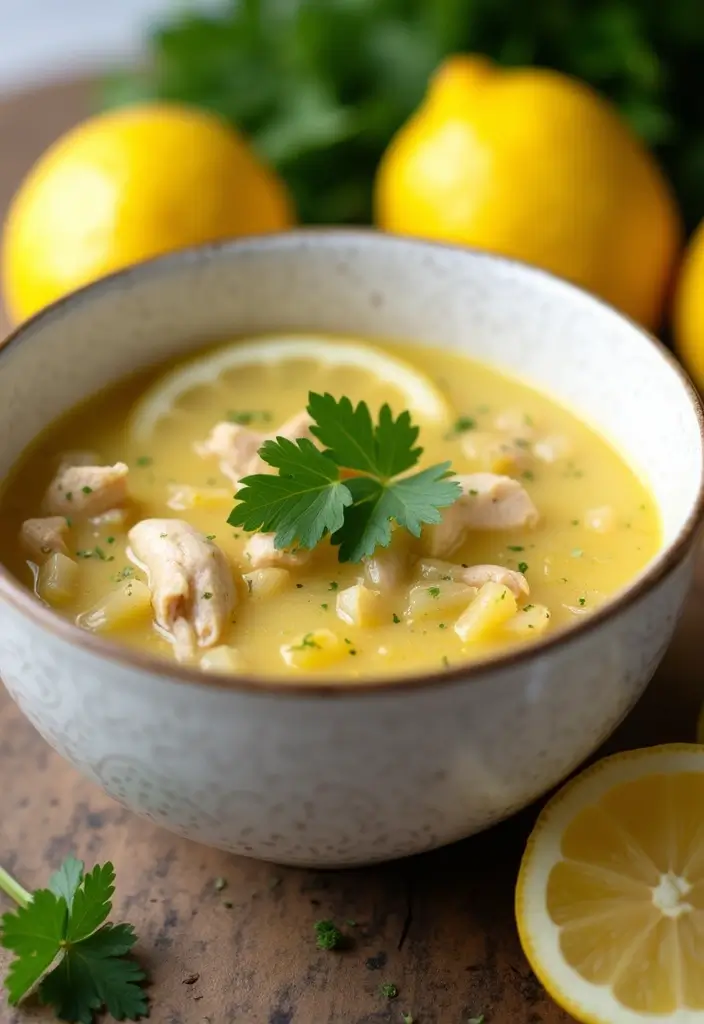 25 Healthy Soup Recipes for Diabetics That Taste Great 107 25 Healthy Soup Recipes for Diabetics That Taste Great - 17. Greek Lemon Chicken Soup
