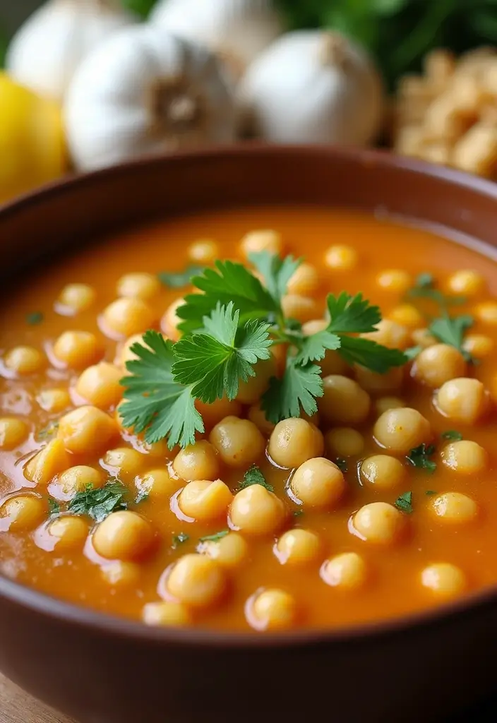 25 Healthy Soup Recipes for Diabetics That Taste Great 163 25 Healthy Soup Recipes for Diabetics That Taste Great - 25. Garlic and Lemon Chickpea Soup