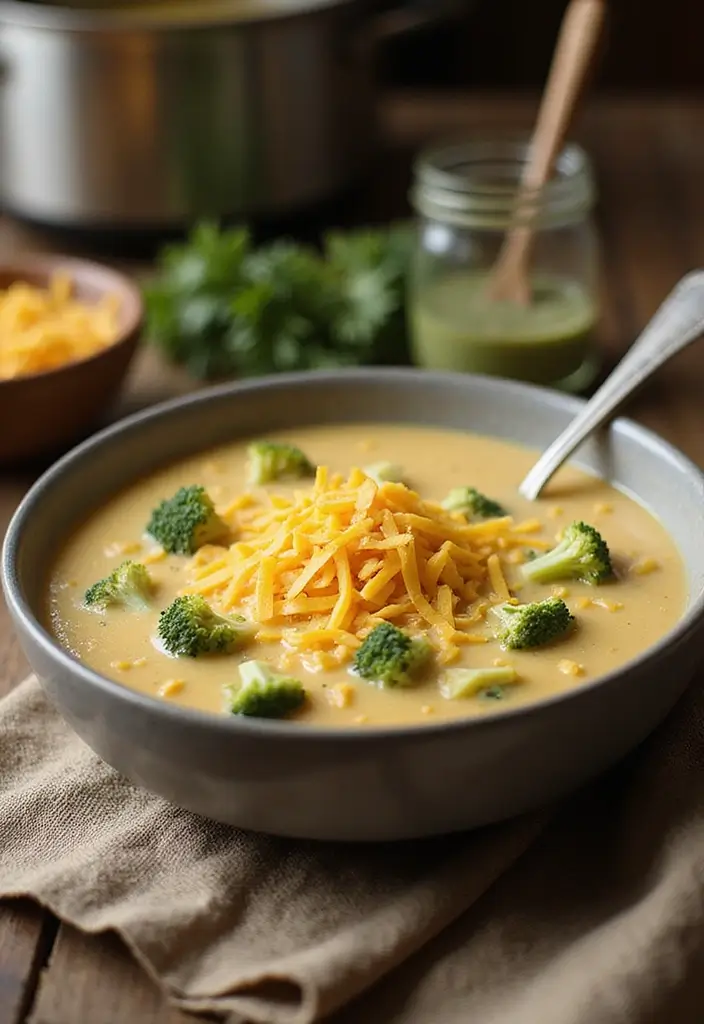 25 Healthy Soup Recipes for Diabetics That Taste Great 20 25 Healthy Soup Recipes for Diabetics That Taste Great - 4. Broccoli and Cheese Soup