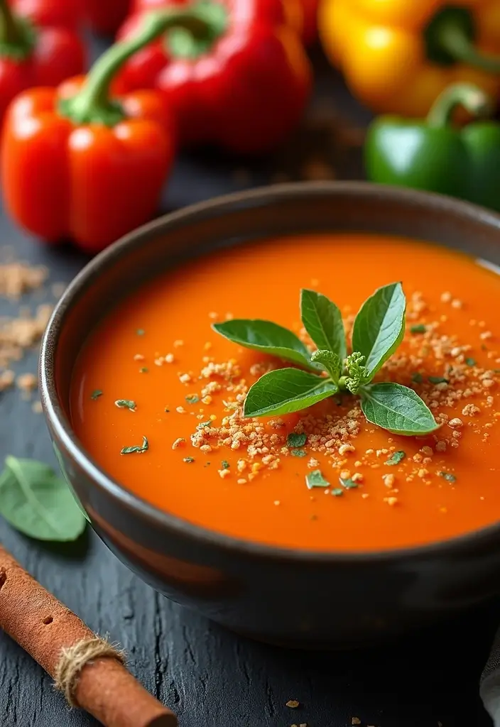 25 Instant Pot Fall Soup Recipes for Quick Warm Meals - 13. Roasted Red Pepper Soup