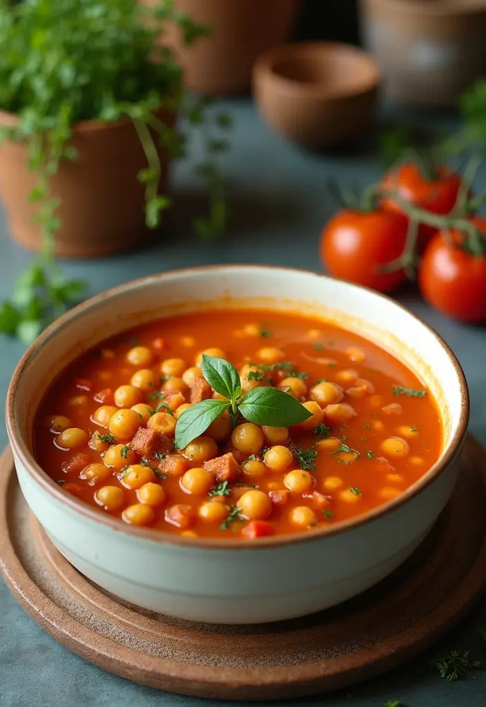 25 Instant Pot Fall Soup Recipes for Quick Warm Meals - 17. Sicilian Chickpea Soup