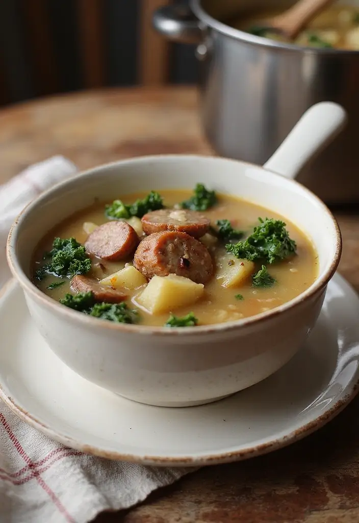 25 Instant Pot Fall Soup Recipes for Quick Warm Meals - 18. Smoked Sausage and Potato Soup