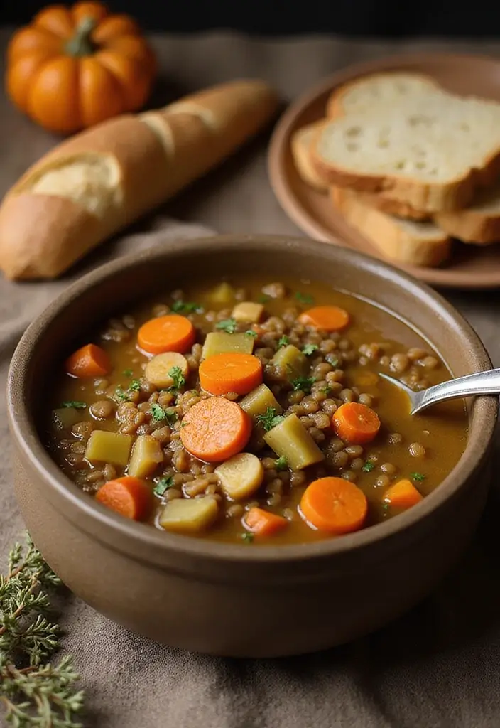 25 Instant Pot Fall Soup Recipes for Quick Warm Meals - 3. Savory Lentil Soup