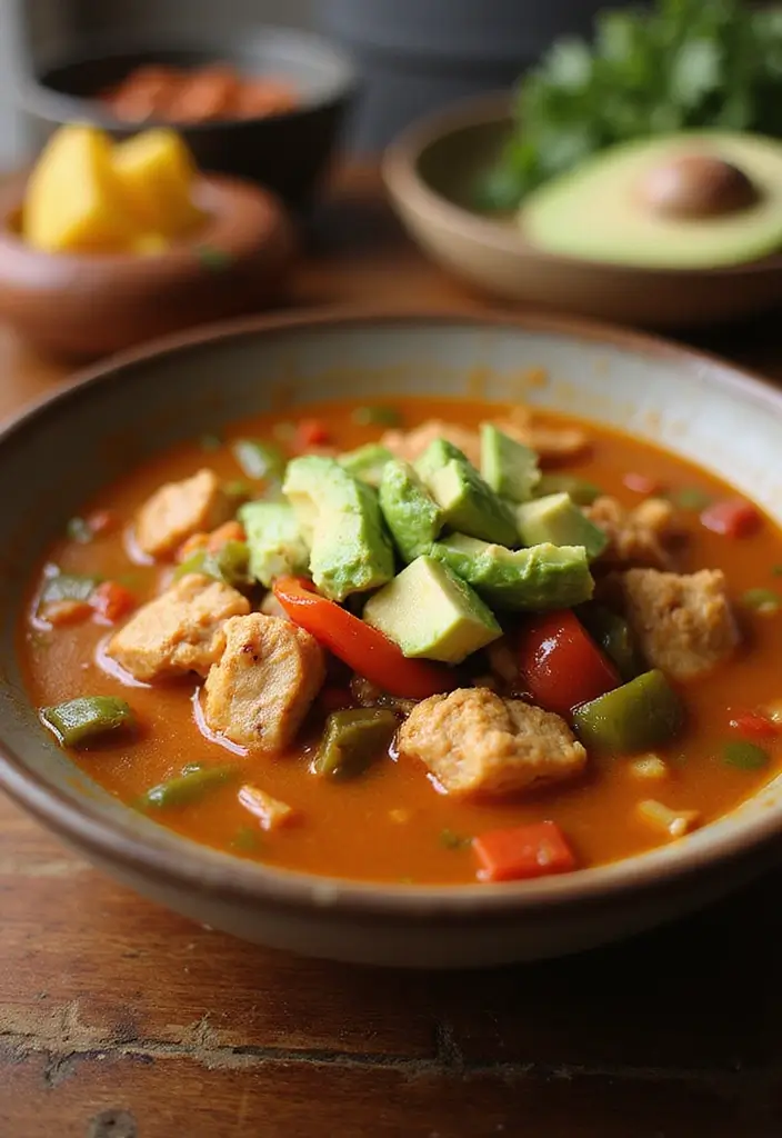 25 Keto Chicken Soup Recipes That Are Low Carb and Delicious 86 25 Keto Chicken Soup Recipes That Are Low Carb and Delicious - 14. Chicken Fajita Soup