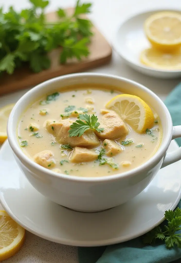 25 Keto Chicken Soup Recipes That Are Low Carb and Delicious 13 25 Keto Chicken Soup Recipes That Are Low Carb and Delicious - 3. Lemon Herb Chicken Soup