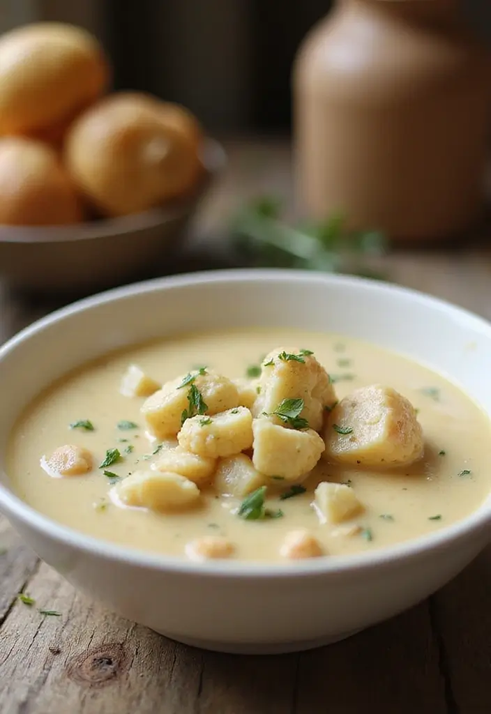 25 Keto Chicken Soup Recipes That Are Low Carb and Delicious 41 25 Keto Chicken Soup Recipes That Are Low Carb and Delicious - 7. Chicken and Cauliflower Soup
