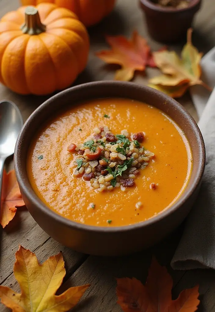 25 Low Carb Keto Fall Soup Recipes to Keep You Warm 76 25 Low Carb Keto Fall Soup Recipes to Keep You Warm - 12. Pumpkin and Wild Rice Soup