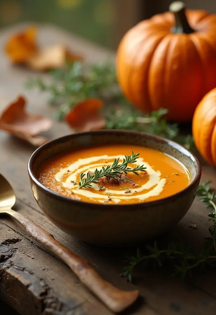 25 Low Carb Keto Fall Soup Recipes to Keep You Warm 83 25 Low Carb Keto Fall Soup Recipes to Keep You Warm - 13. Creamy Mushroom Pumpkin Soup