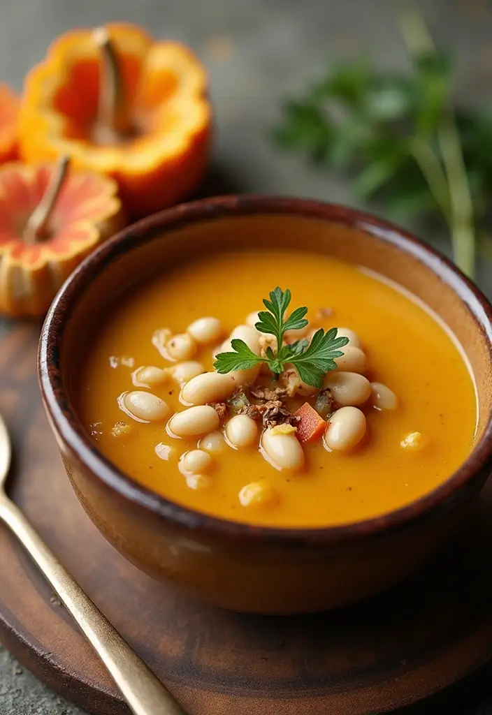25 Low Carb Keto Fall Soup Recipes to Keep You Warm 90 25 Low Carb Keto Fall Soup Recipes to Keep You Warm - 14. Pumpkin and White Bean Soup