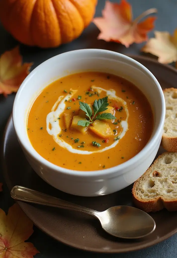 25 Low Carb Keto Fall Soup Recipes to Keep You Warm 137 25 Low Carb Keto Fall Soup Recipes to Keep You Warm - 21. Pumpkin and Potato Soup