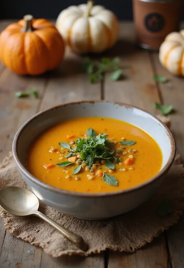 25 Low Carb Keto Fall Soup Recipes to Keep You Warm 144 25 Low Carb Keto Fall Soup Recipes to Keep You Warm - 22. Pumpkin and Lentil Soup