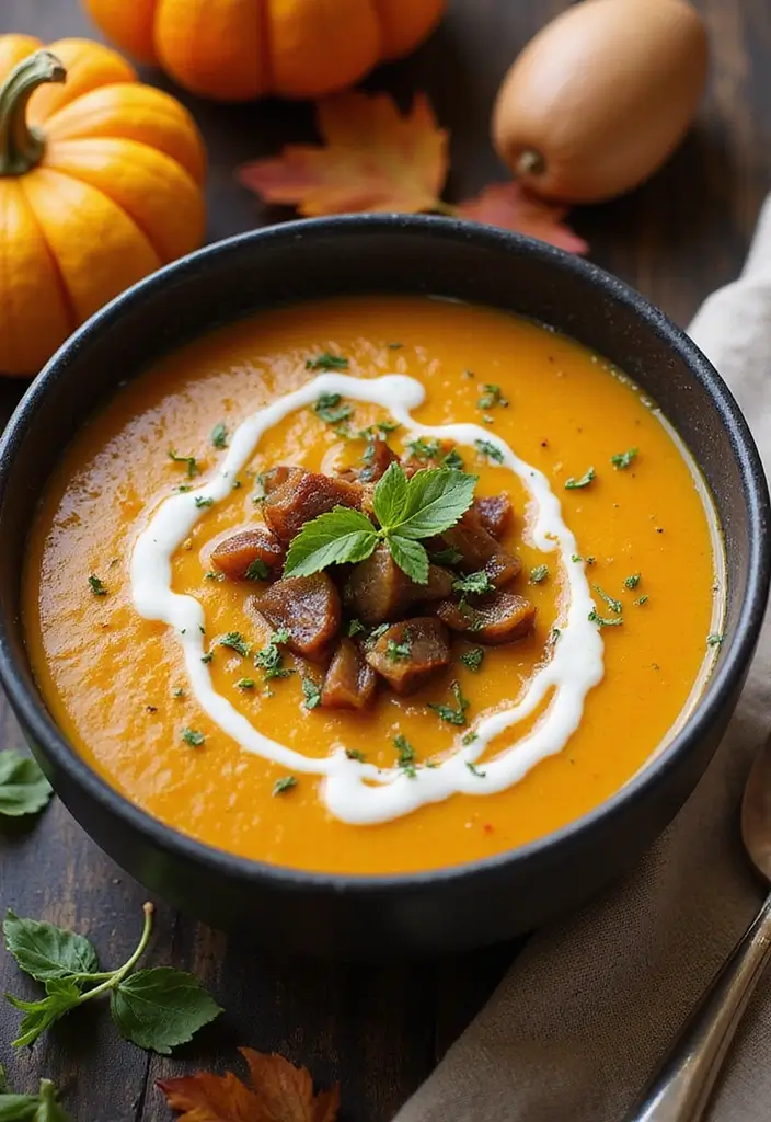 25 Low Carb Keto Fall Soup Recipes to Keep You Warm 158 25 Low Carb Keto Fall Soup Recipes to Keep You Warm - 24. Pumpkin and Caramelized Onion Soup