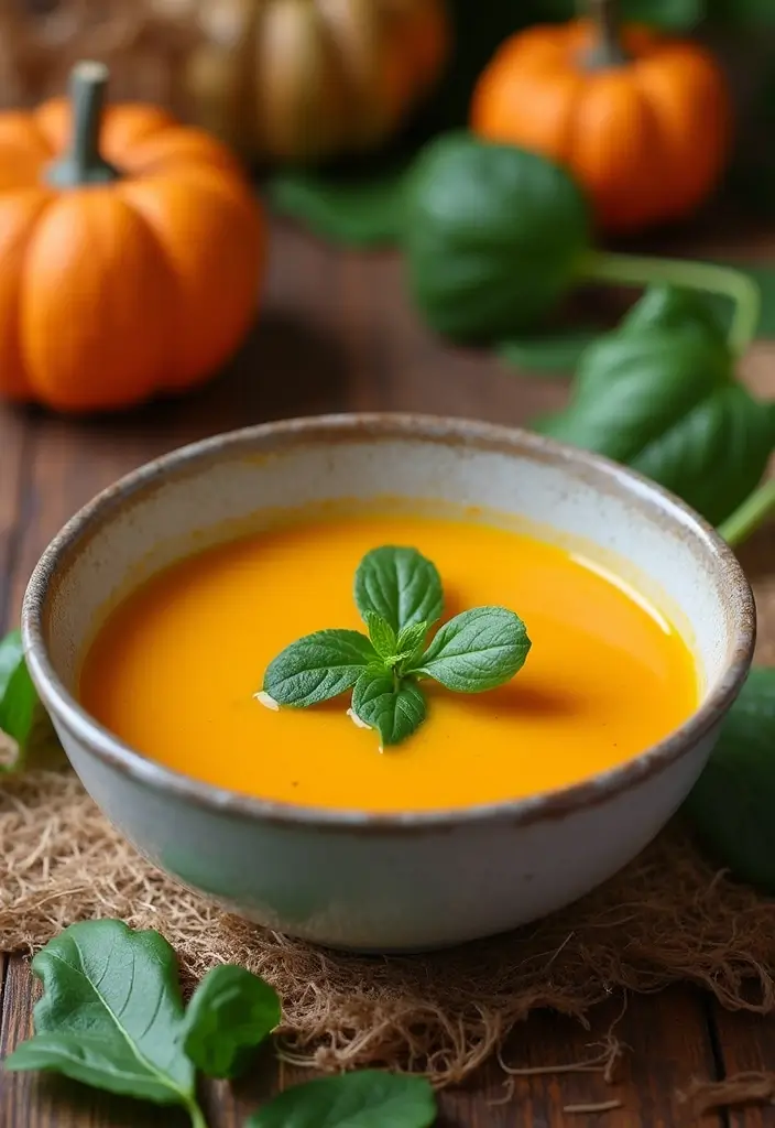 25 Low Carb Keto Fall Soup Recipes to Keep You Warm 50 25 Low Carb Keto Fall Soup Recipes to Keep You Warm - 8. Pumpkin and Spinach Soup
